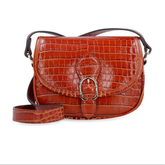 Longchamp Bags Longchamp 98 Crocodile Embossed Leather Crossbody